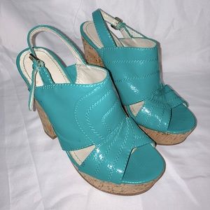 Nine West platform thick heel